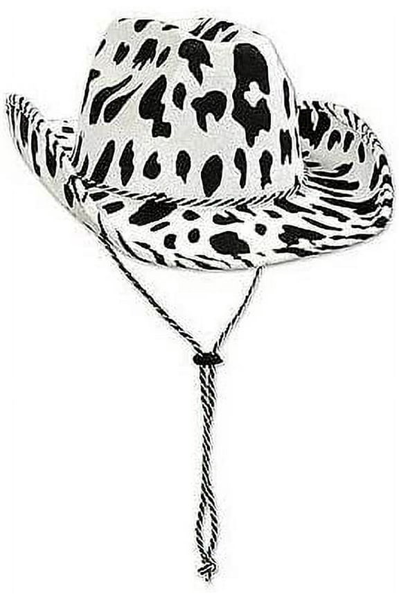 Cow Print Cowboy Hat