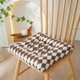 thumbnail image 1 of NAMZI Cushion Garden Terrace Home Kitchen Office Thick Comfortable Cushion, Brown, 16 * 16 inches, 1 of 4