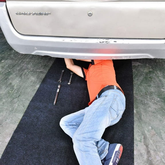 NAMZI Maintenance Mat for Under Car or Equipment, Soft and Comfortable,Absorbent,Waterproof,Reusable,Washable,Protect Floor Clean(Maintenance Mat:36inches x 60inches)