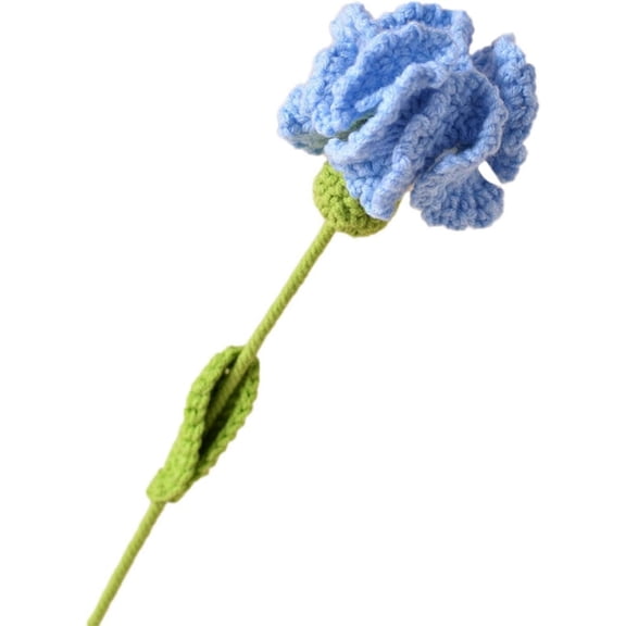 NAMZI Mother Day Carnations Flower Gift Preserved Eternal Blue Handmade Carnations Gifts for Women Girl Forever Artificial Fake Flower Bouquets Mothers Day Mom Gifts Blue
