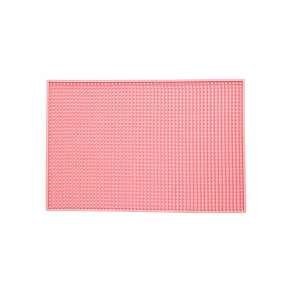 NAMZI Non-Slip Rubber Bar Mat Bar Runner Glass Drip Tray Beer Drink Rail Bars Service Mat (Pink,30*45cm/11.8*17.7inch)