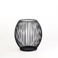 thumbnail image 1 of NAMZI Outdoor Lantern - Metal Candle Holder Centerpiece - Dinning Table Decorative Centerpiece- Decorative Pillar Candle Holders - Table Candles Holders Decor -Black Small, 1 of 5