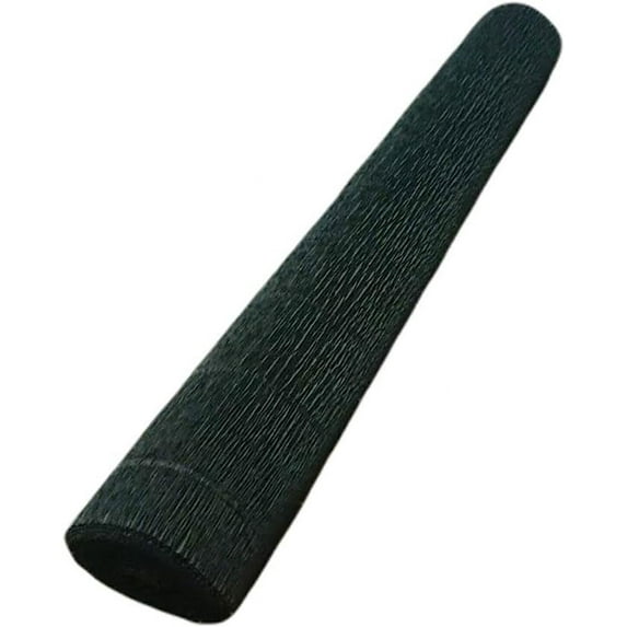 NAMZI Premium Italian Crepe Paper Roll Heavy-Weight 180 Gram,Black