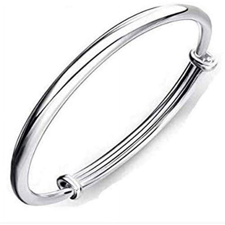 NAMZI Simple Style 925 Sterling Silver Bangle Women Gift