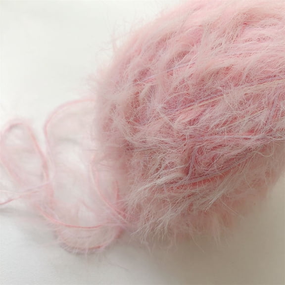 NAMZI Soft Plush Wool Acrylic Fancy Loop Yarn for Doll Hair Making,Crochet Knitting,Needle Felting Doll Hair | Curly Hair Coils of Wool Felt Carded Sheep Wool,Roving,Fiber(50gA103)