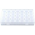 thumbnail image 1 of NAMZI Storage Box, Large Transparent 28 Grids Adjustable Compartment Plastic Box for Medicine Pill, Jewelry, 1 of 5