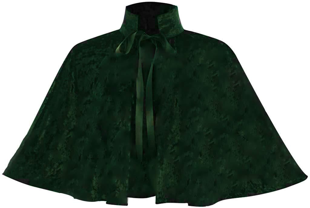 NAMZI Velvet Collar Shawl Short Cape Women's Accessory, One NAMZI Velvet Collar Shawl Short Cape Women's Accessory, One