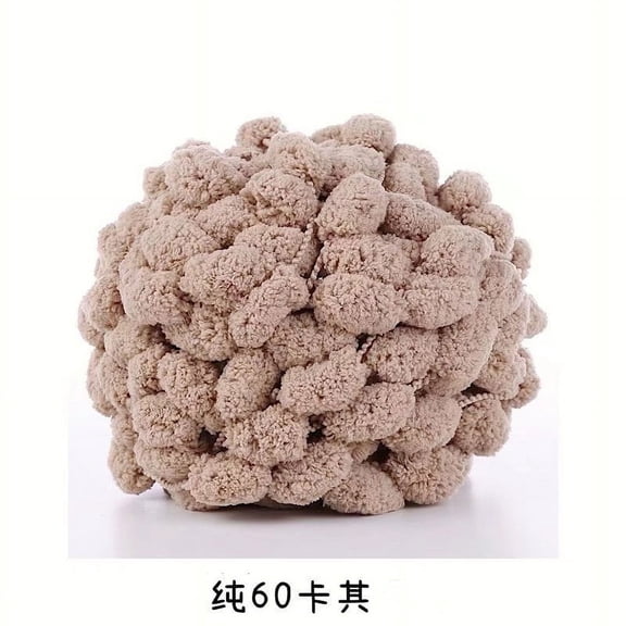 NAMZI Wool Felt Hair Coils, Soft Plush Wool-Acrylic Fancy Loop Yarn, Perfect for Needle Felting, Crochet Knitting & Craft Projects(50gA267)