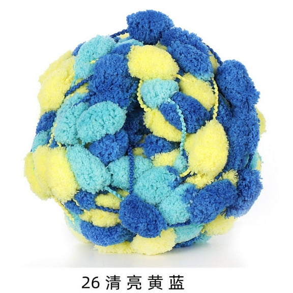 NAMZI Wool Felt Hair Coils, Soft Plush Wool-Acrylic Fancy Loop Yarn, Perfect for Needle Felting, Crochet Knitting & Craft Projects(50gA291)