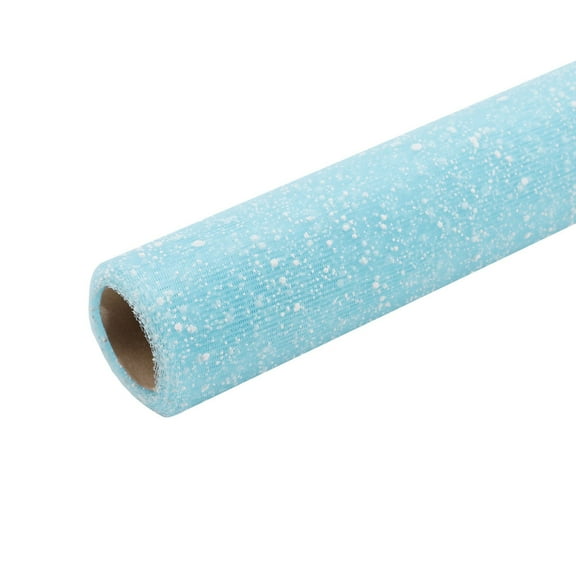 NAMZI gifts, flowers, gift box packaging paper, snow dot gauze, flower packaging mesh (sky blue)