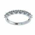thumbnail image 1 of NANA Jewels U'r Ring 8 Stone Simulated Diamond CZ Band - 10K White Gold Size 11.5, 1 of 7
