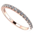 thumbnail image 1 of NANA Jewels Womens Pure Brilliance Zirconia Wedding Band-14k Rose Gold-Size 12, 1 of 7