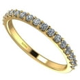 thumbnail image 1 of NANA Jewels Womens Pure Brilliance Zirconia Wedding Band CZ Ring - Solid 10K Yellow Gold - Size 6, 1 of 7