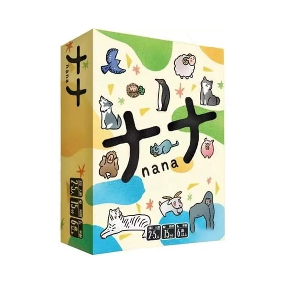 NANA777 Nana Board Game 2-5 Players Family/Party Funny Table Game Friends Entertainment Nanatoridori Strategy Game