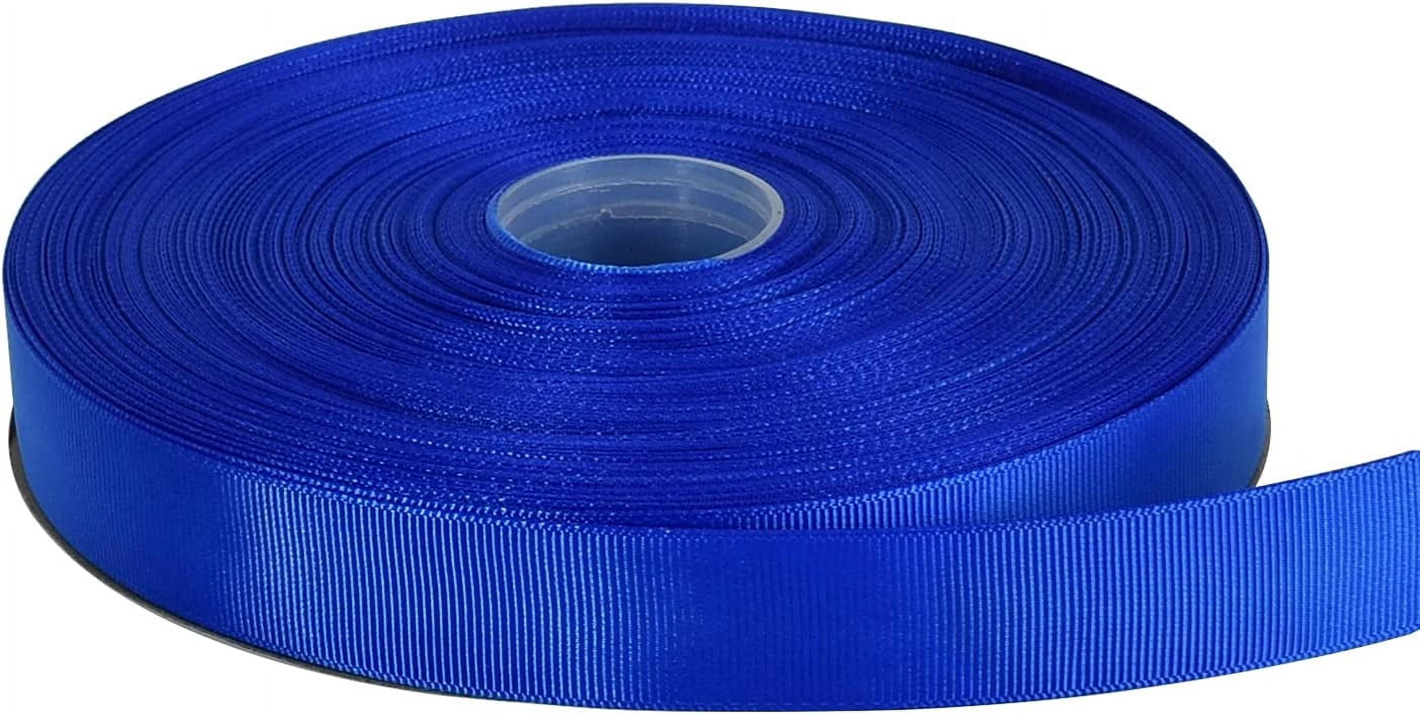 NANAHuang 100yds 1 Inch Grosgrain Ribbon Black Solid Grosgrain Ribbon Roll for Gift Wrapping Hair Accessories Sewing Bows Floral Wedding Decoration Valentine's Day Ribbons(1", Black)