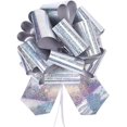 NANAHuang 1PC Giant Large Pull Bow Big Glitter Metallic Bow,12 Inch