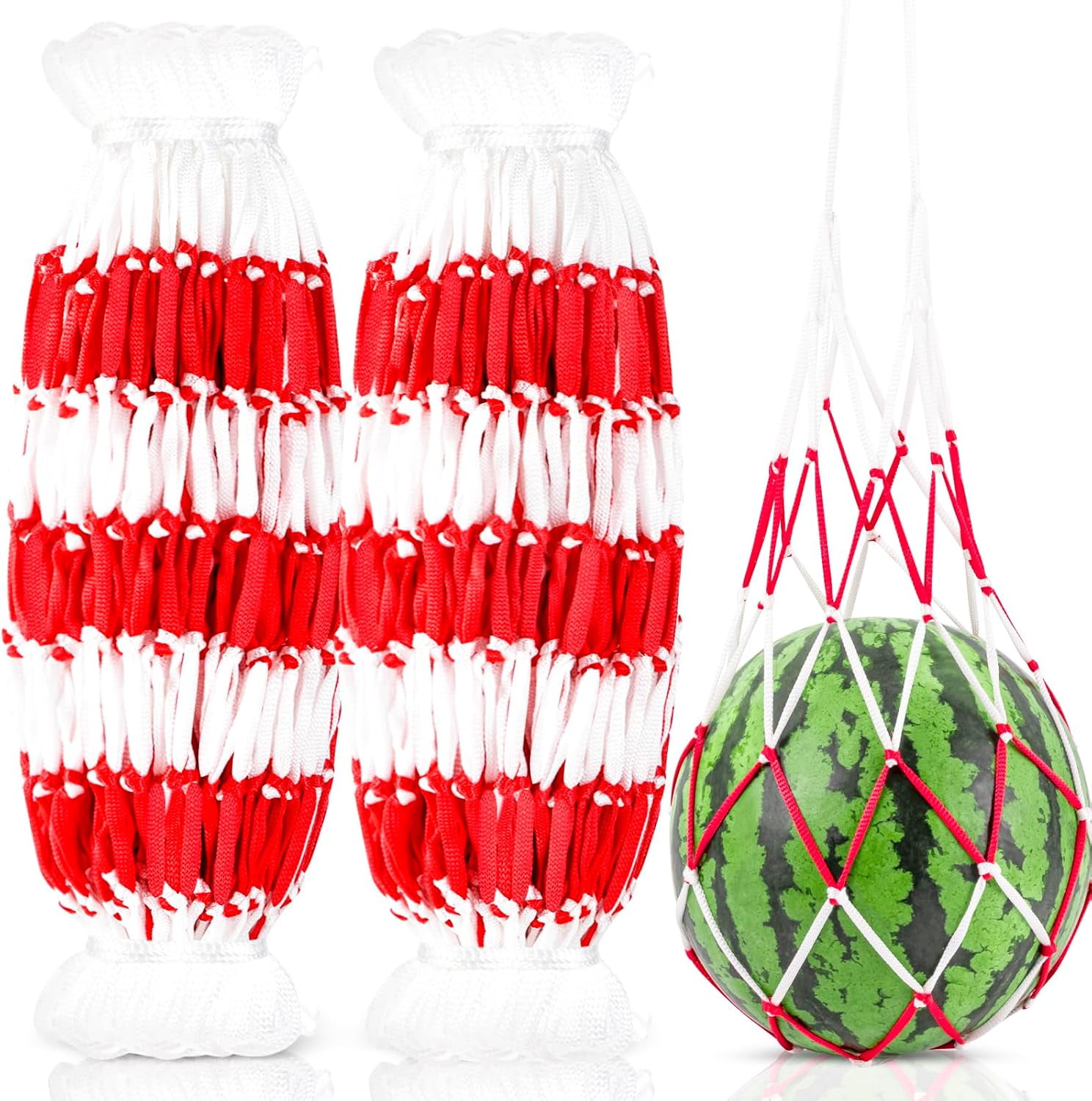 NANAHuang 20Pcs Melon Hammocks Cradles, Melon Hammock for Trellis Heavy Duty Watermelon Nets, Pumpkin Support Hanging Bags for Growing Cantaloupes Honeydew, 16inches Long, Bear for 30lbs