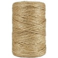 NANAHuang 328 Feet 3mm Thick Natural Jute Twine, 3Ply Black Garden