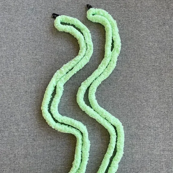 NANAHuang 70CM Rainbow Color Hair Braids Rope Strands for African Braid Girls Ponytail Hair Ribbons Women Styling Hair Accessories