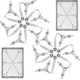 NANAHuang Adjustable Sheet Fasteners Elastic Bed Sheet Holder Straps 6
