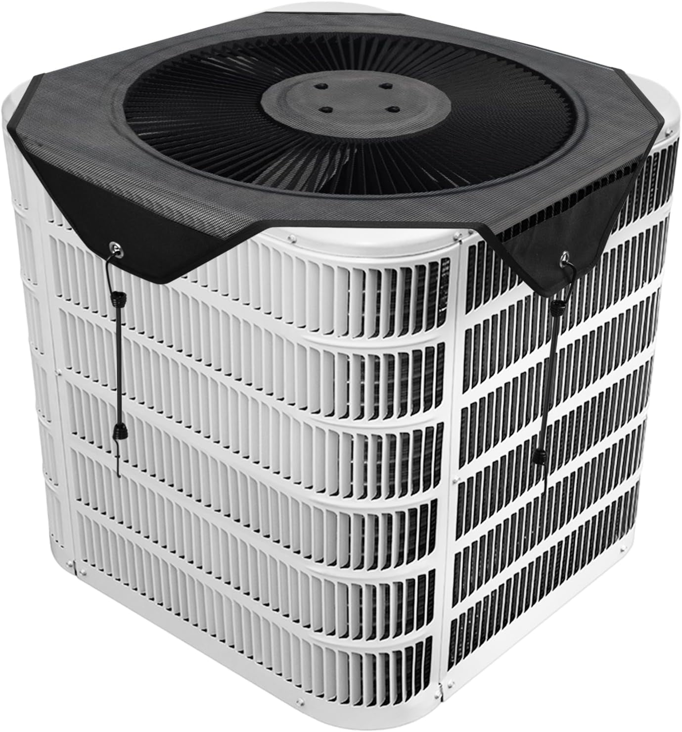 36" x 36" Black Resin Mesh Air Conditioner Cover