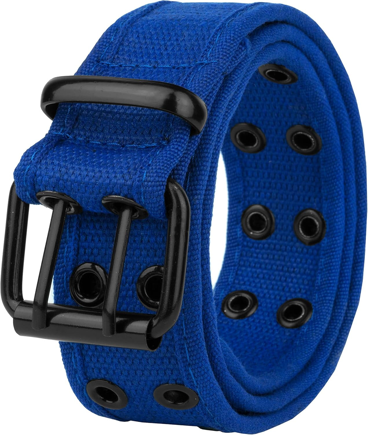 LOOSEY Plaid Grommet Hole Belt