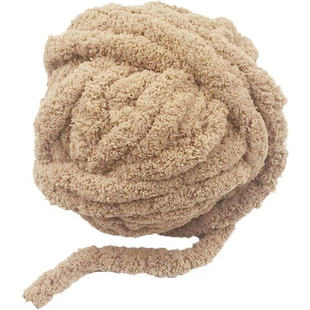 NANAHuang Chunky Yarn for Arm Knitting Blanket Red Chunky Chenille Yarn