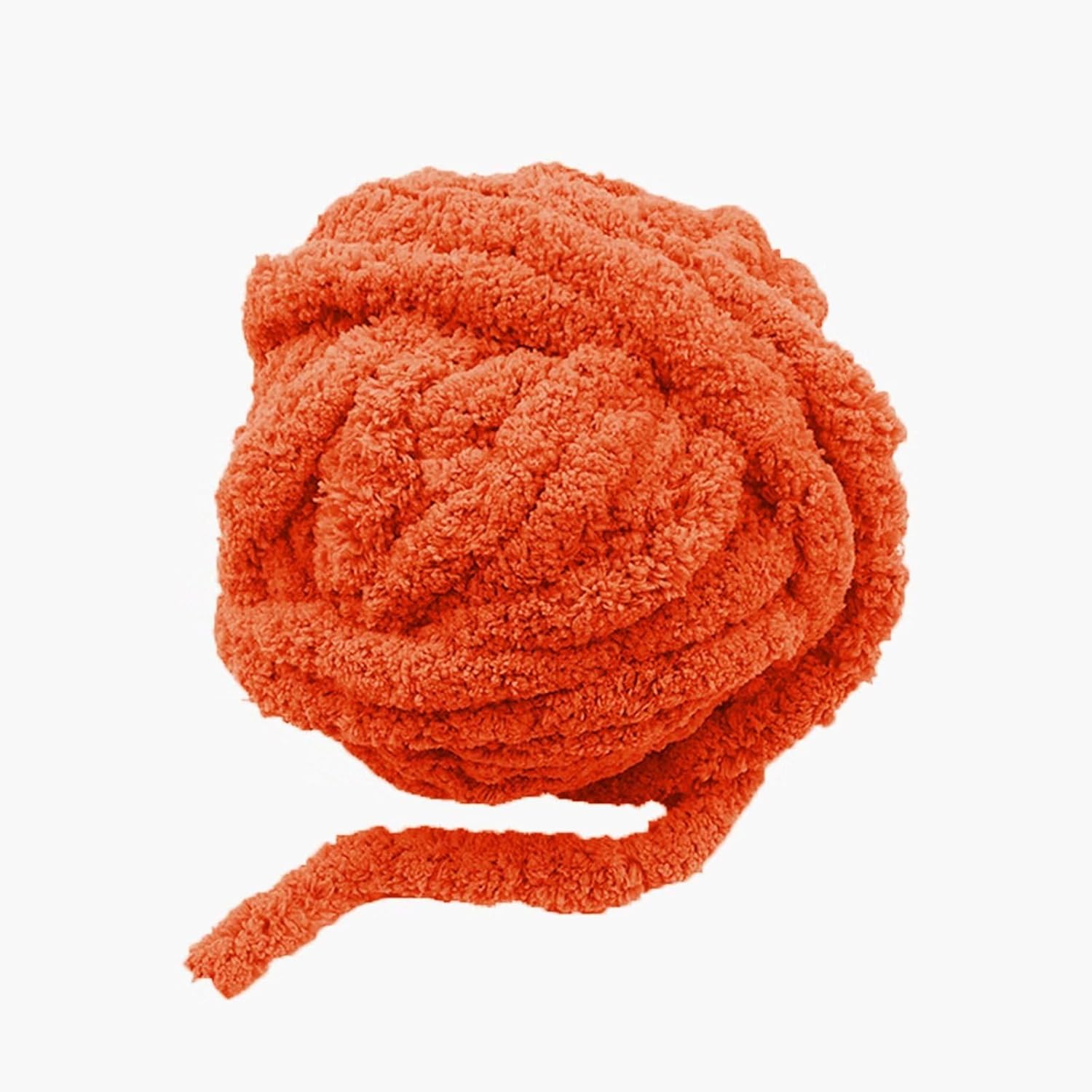 NANAHuang Chunky Yarn for Arm Knitting Blanket Red Chunky Chenille Yarn