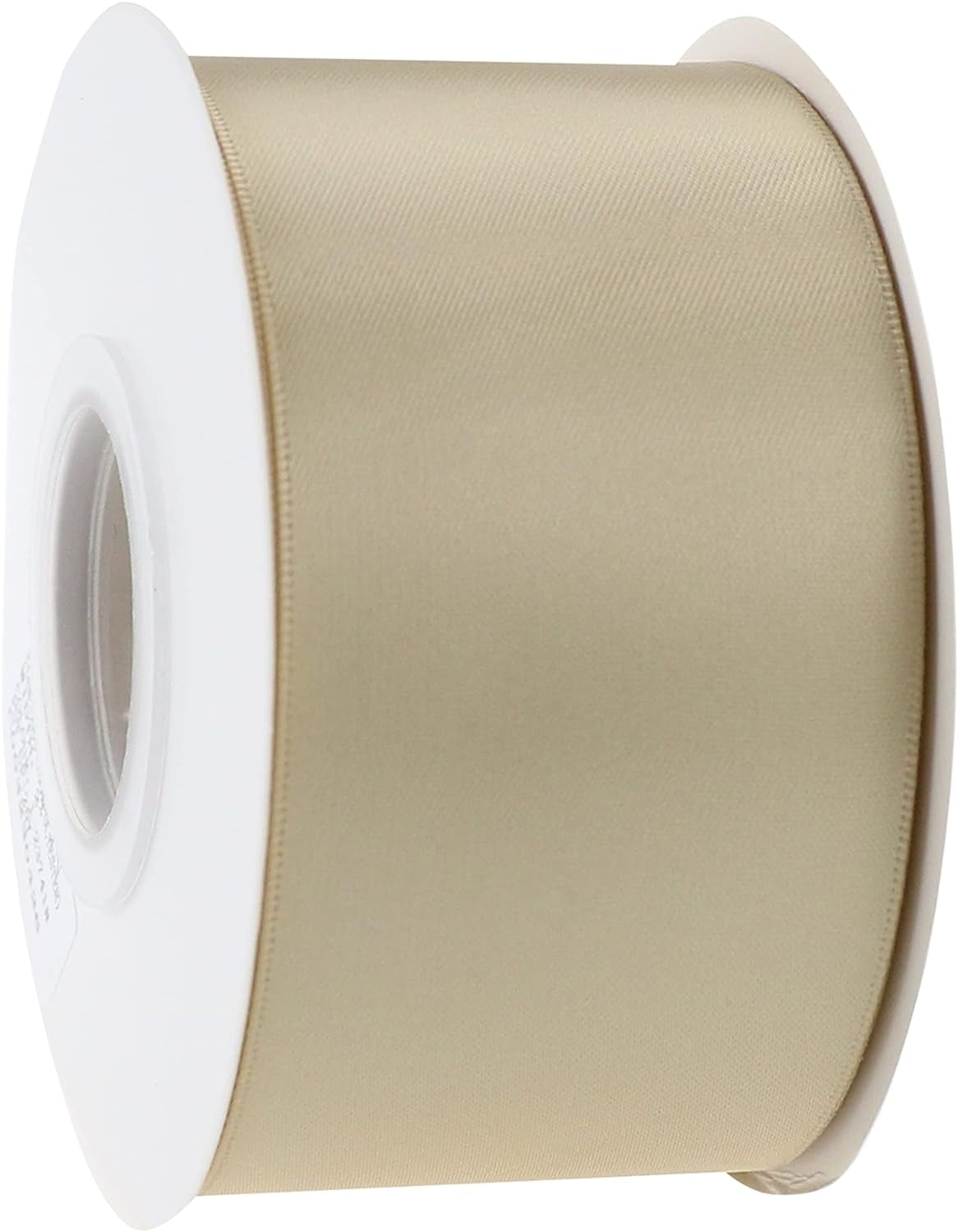 NANAHuang Dusty Blue Ribbon for Tree Thick Double Face Satin Ribbon 2 Inch French Blue Silk Ribbon for Wedding Bridal Bouquet Crafts- 25Yards