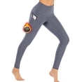 thumbnail image 1 of NANAHuang Fleece Lined Leggings with Pockets for Women Thermal Warm Winter Leggings for Women High Waisted Workout Pants, 1 of 6