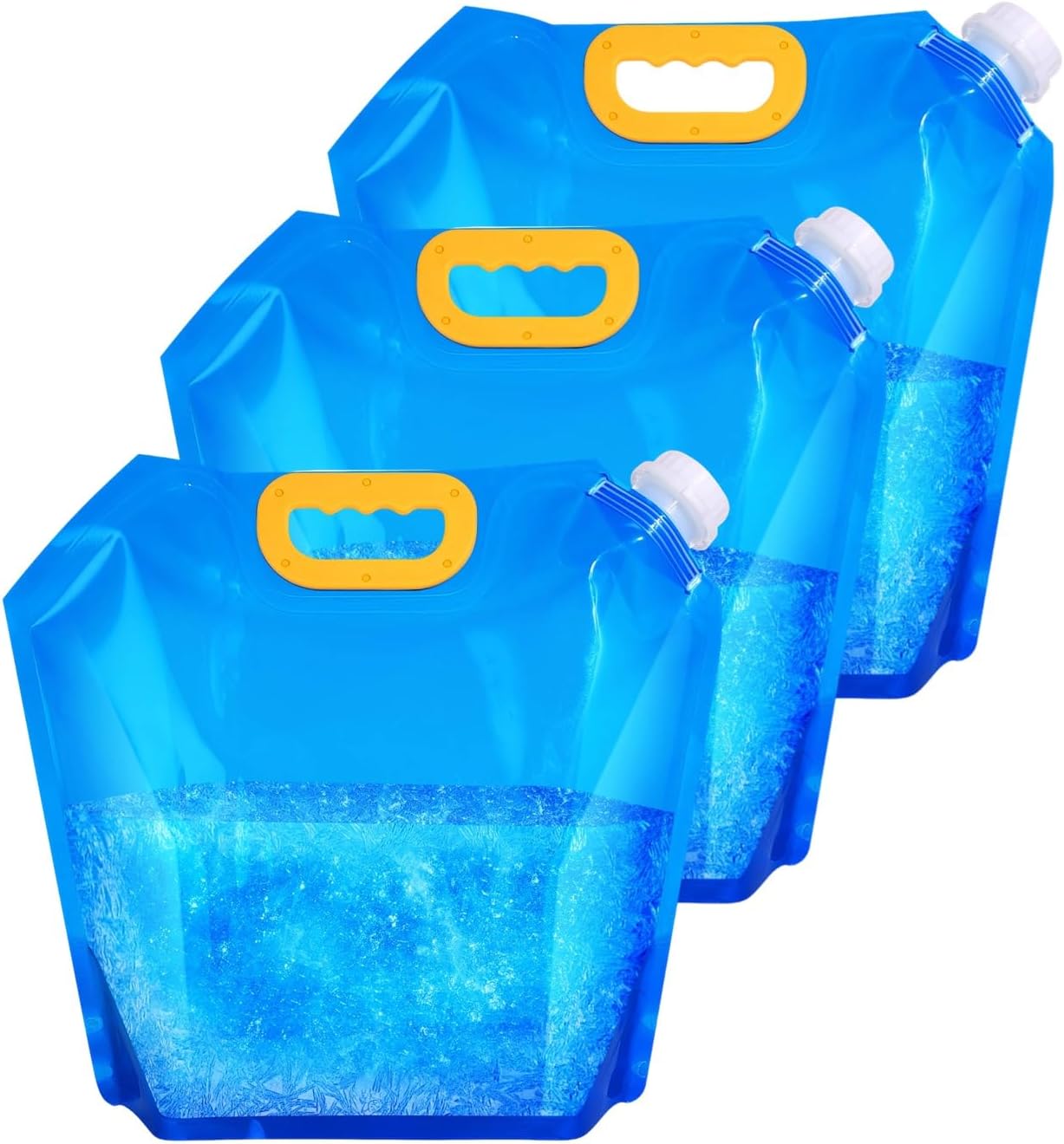 NANAHuang Ice Bath Bags, Portable/Reusable Ice Pack, Ice Maker for Ice Bath, Chiller for Cold Plunge, Applicable to for Athlete's Ice Cold Therapy and for Ice Bucket Challenge Game (10L, Count, 2)