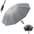 NANAHuang Inverted Reverse Golf Umbrella 10 Ribs Travel Folding