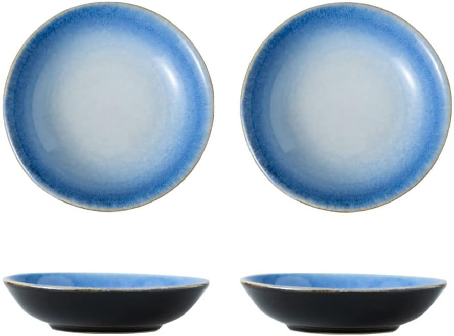 NANAHuang Kiln Change Ceramic Side Dish Seasoning Dishes Soy Dipping