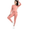 thumbnail image 1 of NANAHuang Long Johns Women's Thermal Underwear Pajamas, Mock Merino Wool, Lightweight Base Layer Set, Moisture-Wicking & Soft, 1 of 8