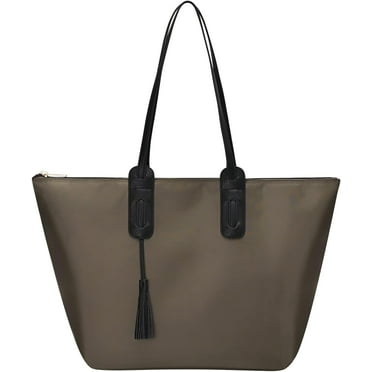 NANAHuang Nylon Tote Bags for Women, Top-Handle Shoulder Purse, Foldable Weekend Hobo Handbag