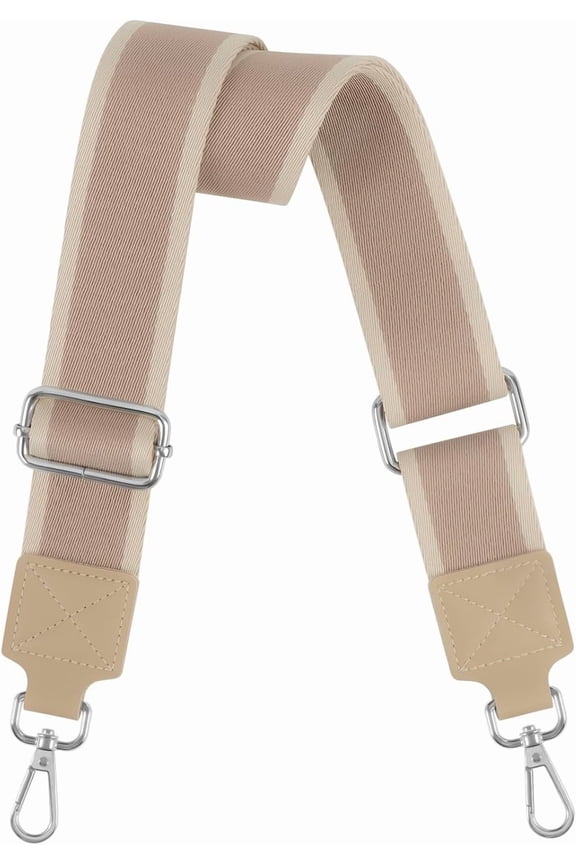 Purse Strap Wide Replacement Crossbody Bag Straps, 1.5" Canvas Handbag Shoulder Strap, Adjustable Tote Belt
