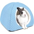 thumbnail image 1 of NANAHuang Rabbit Hideout Large Bunny Bed Washable Rabbit House and Hideout Fleece Guinea Pig Hiding Hut for Indoor Bunnies Small Animal Hideaway, 1 of 6