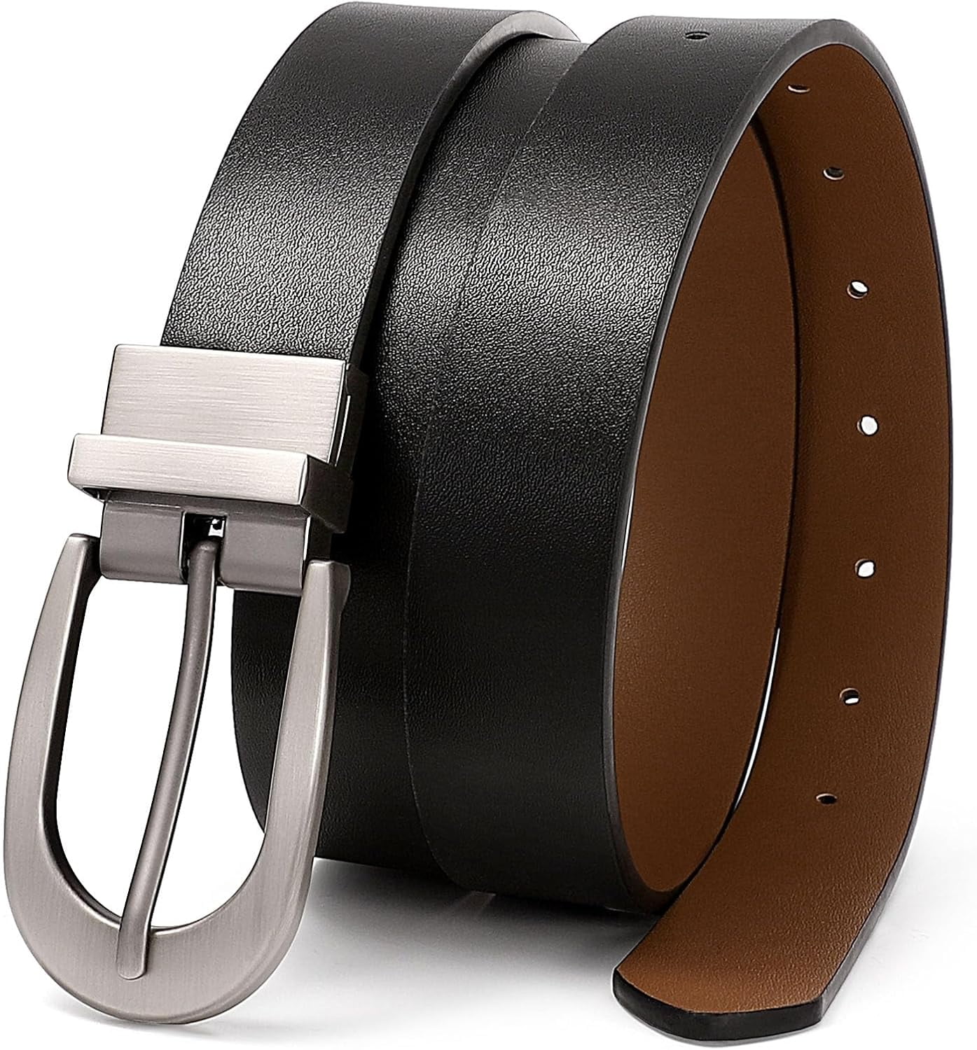 NANAHuang Reversible Leather Belts for Women with Rotated  display picture 2