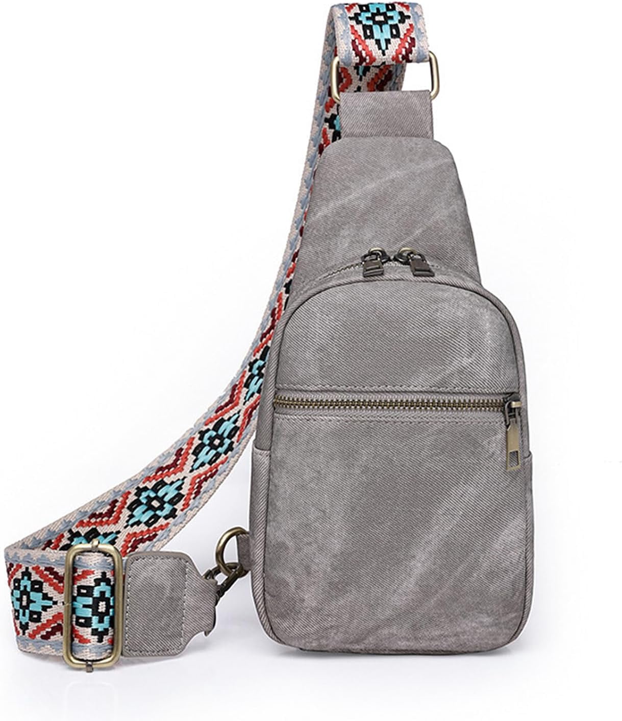 NANAHuang Small Sling Bag for Women Men Cross Body Bag Trendy Fanny Packs Chest Bag Crossbody Purse for Travel, Pink