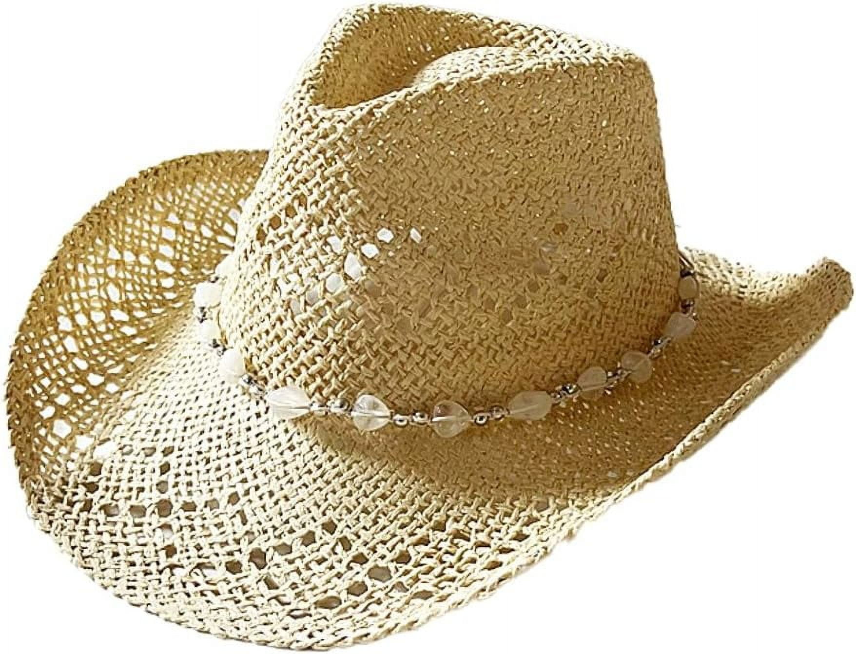 Cowgirl Hats Women Straw Cowboy Hat For Women & Men 