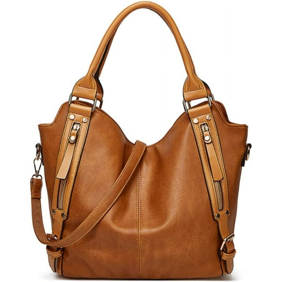 NANAHuang Women's Tote Handbag and Purses PU Leather Shoulder Bag Top-handle Satchel Bags