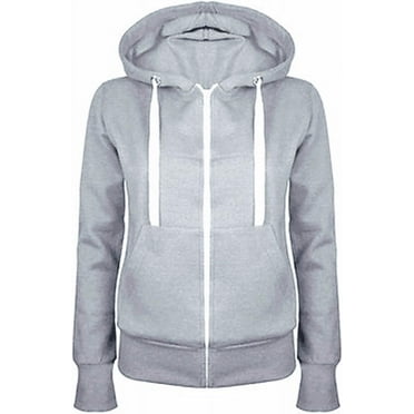 NANAHuang Womens Zip up Hoodies Fall Trendy Loose Drawstring Long Sleeve Hooded Sweatshirts Casual Wear Ladies Y2K Clothes
