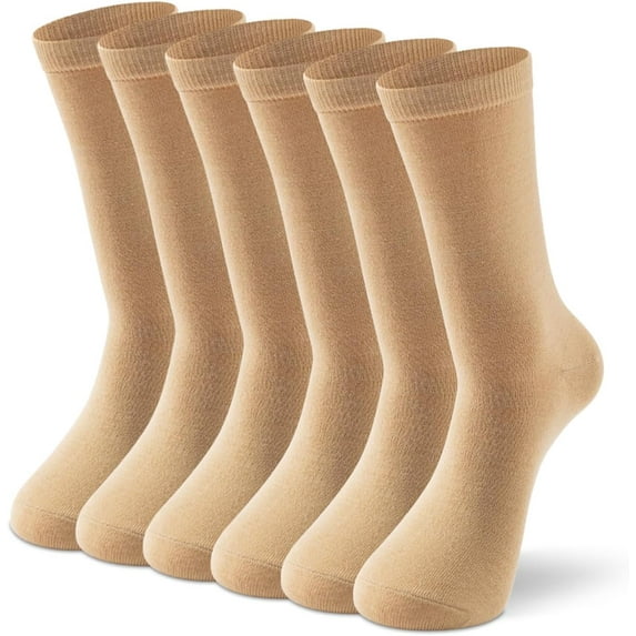NANAhuang Men's Thin Merino Wool Socks, Cozy Casual Winter Warm Breathable Mid-calf Dress Socks 3/6 Pairs Pack