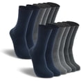 thumbnail image 1 of NANAhuang Women's Thin Merino Wool Socks Mid-calf Light Weight Cozy Warm Breathable Multi Colors Daily Wear Stockings, 1 of 6