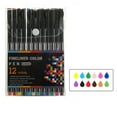 thumbnail image 1 of NANDIYNZHI 12Pcs Water Color Brush Pen Set, Washable Watercolor Paint Pens for Painting Markers, Fineliner Drawing Art Pens for Artists, Sketching, Manga, Watercolor, Calligraphy, Classroom Supplies, 1 of 7