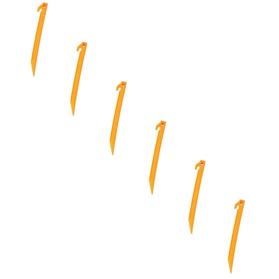 NANDIYNZHI 16 Pieces Plastic Inflatable Stakes Christmas Halloween Yard Stakes Heavy Duty Anchor Replacement Inflatable Accessories for Garden Outdoor Inflatable Decorations