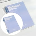 thumbnail image 1 of NANDIYNZHI 1Pc A5 Spiral Notebook, Refillable Notebook with 10 Hole, Subject College Ruled Notebook, Note Taking, Removable Dividers Spiral Notebook for Home Teachers Office Classroom, Blue, 1 of 9