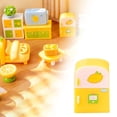 thumbnail image 1 of NANDIYNZHI 1Pc Dollhouse Furniture, Mini Lemon Themed Miniature Furniture Display, Realistic Bedroom And Living Room Scene Accessories, Resin Dollhouse Miniature Decorations, Refrigerator, 1 of 5