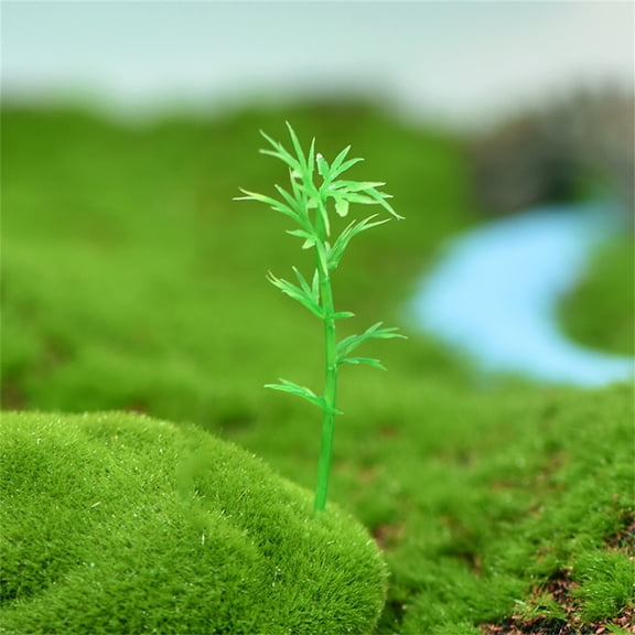 NANDIYNZHI 1Pc Mini Model Trees, Mini Bamboo Plants Model, Basing Material Artificial mini Plants for DIY Crafts, Garden Scenery Railway Sand Architecture Building Model, 2.4 inch