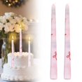 thumbnail image 1 of NANDIYNZHI 2 Pack Taper Candles Home Decor Wedding Decorations Tall Candles Unscented Candles For Dinner Anniversary Mother'S Day Long Burning Candles For Home Decor, Wedding, Party, 1 of 8